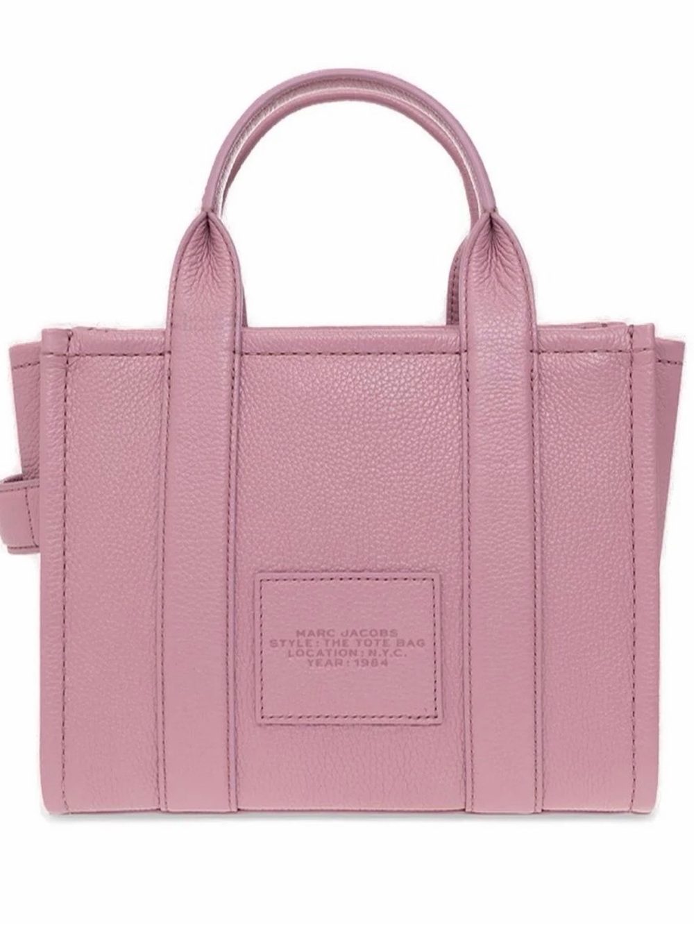 Marc Jacobs Pink The Tote Bag Leather Satchel - Picture 2 of 7